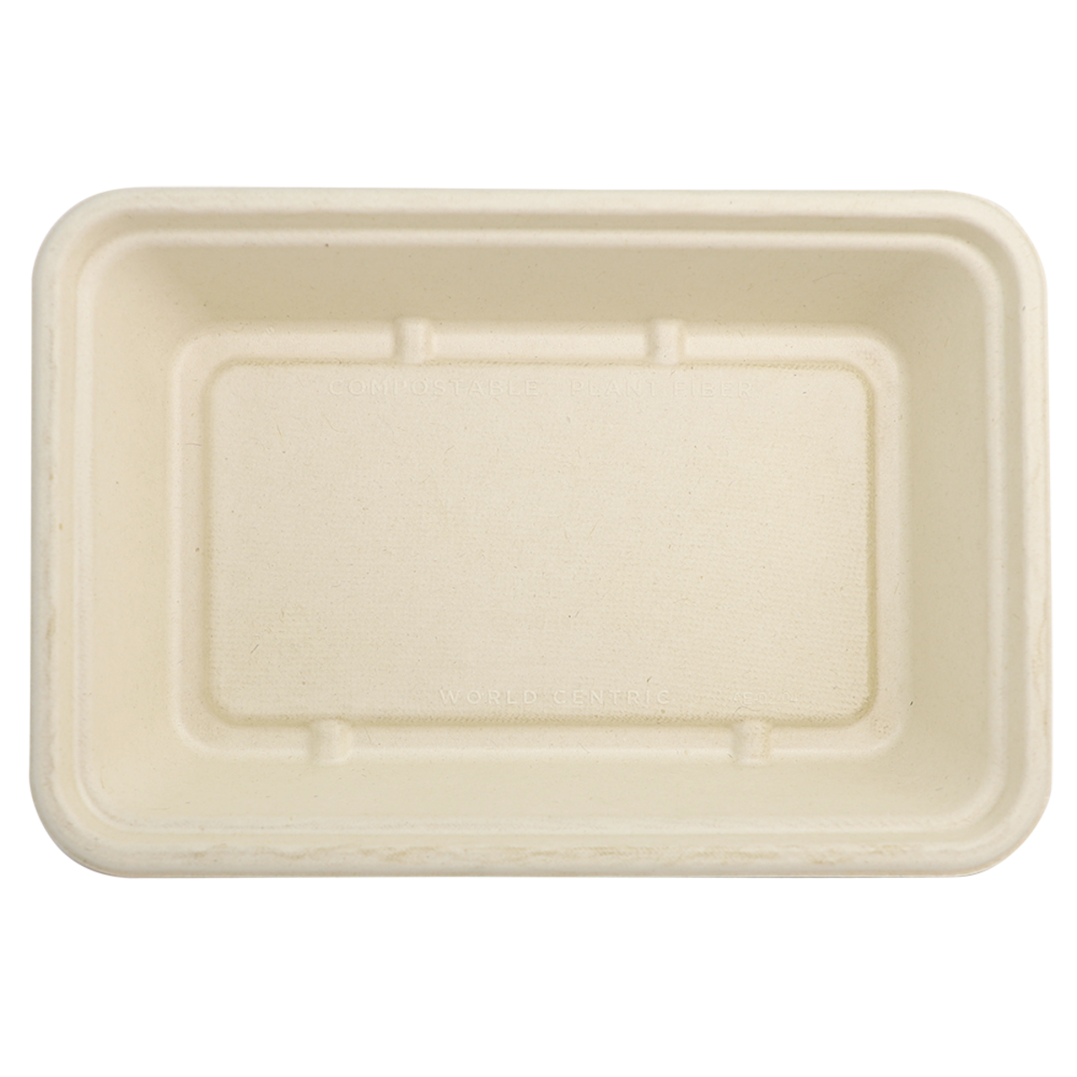 World Centric 9x6 Linear Takeout Container  | 396-Series | 300/cs