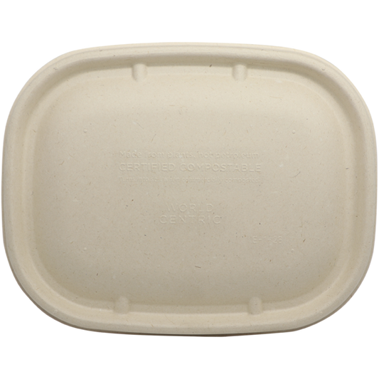 World Centric 210-Series Lid - Fiber - 20-48 oz Fiber Boxes | 400/cs
