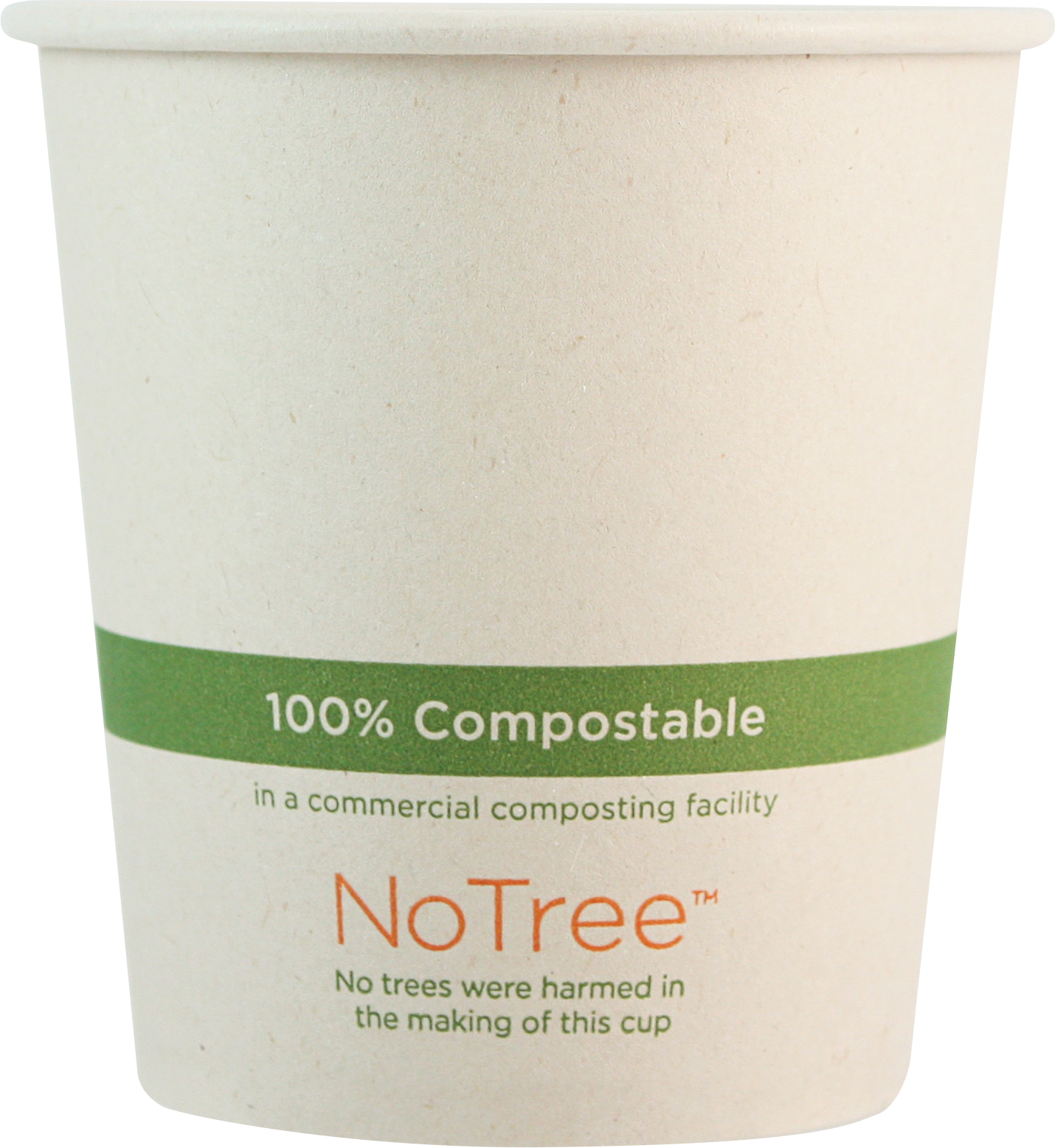 World Centric 10 oz NoTree Paper Hot Cup   | 89-Series | 1000/cs