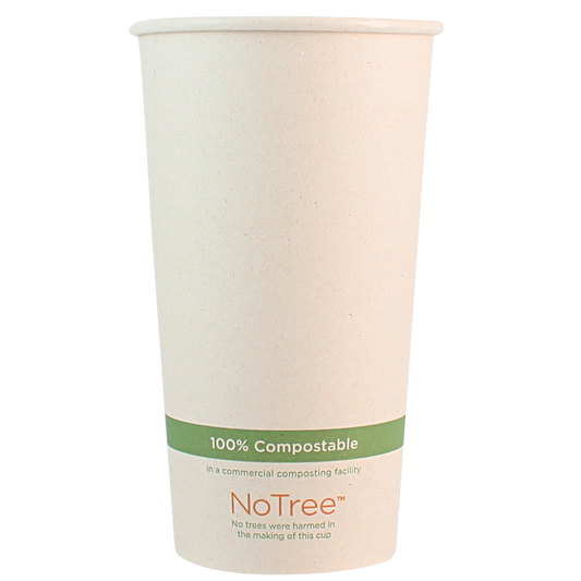 World Centric 20 oz NoTree Paper Hot Cup  | 89-Series | 1000/cs