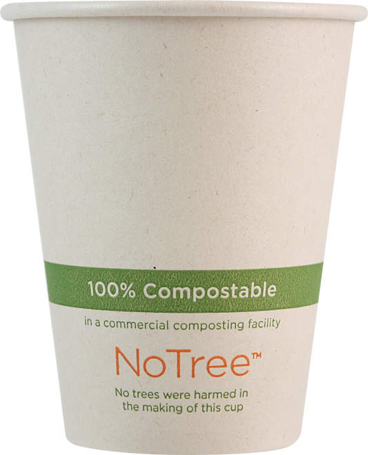 World Centric 8 oz NoTree Paper Hot Cup   | 79-Series | 1000/cs