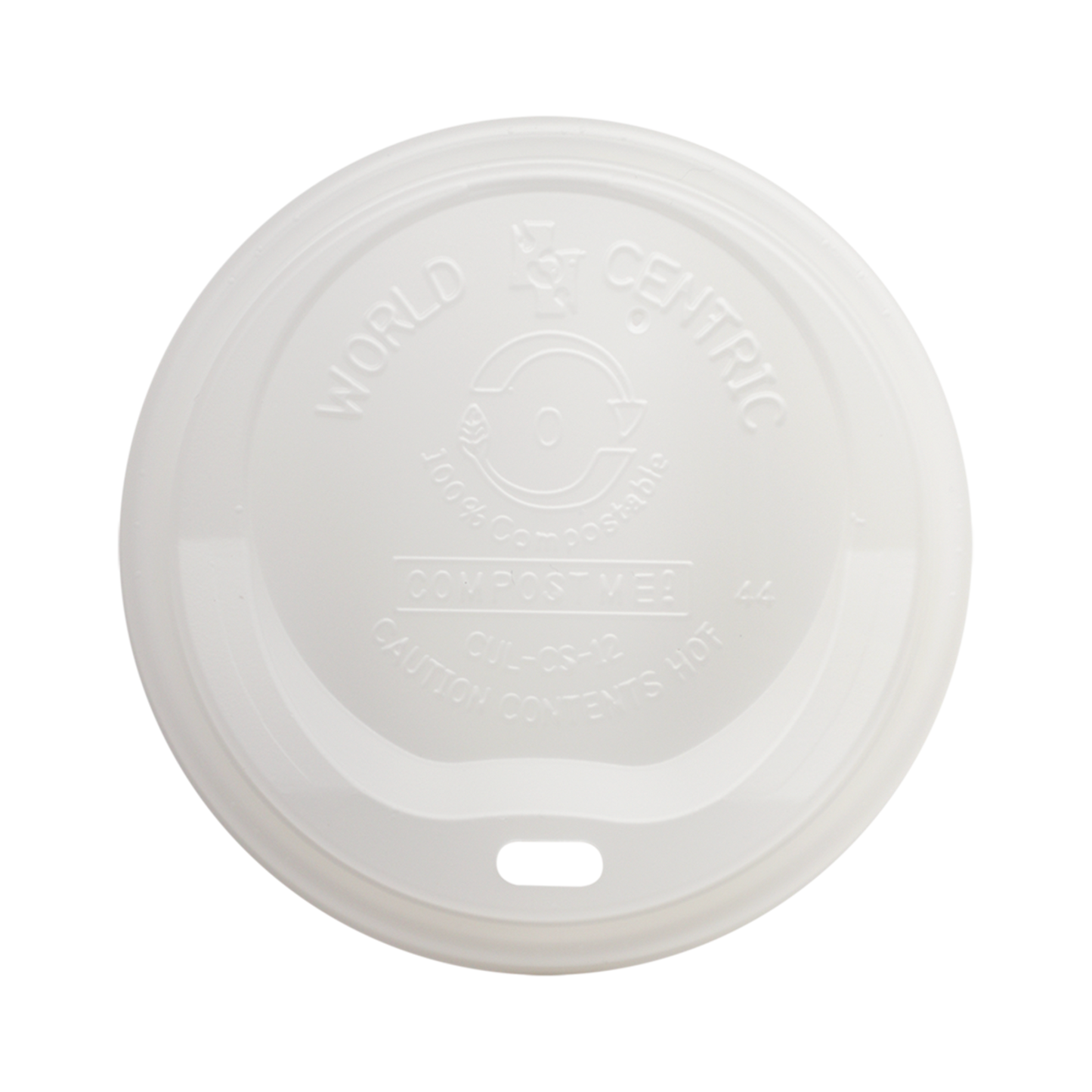 World Centric Lid PLA - 20 oz Double Wall Hot Cup | 600/cs