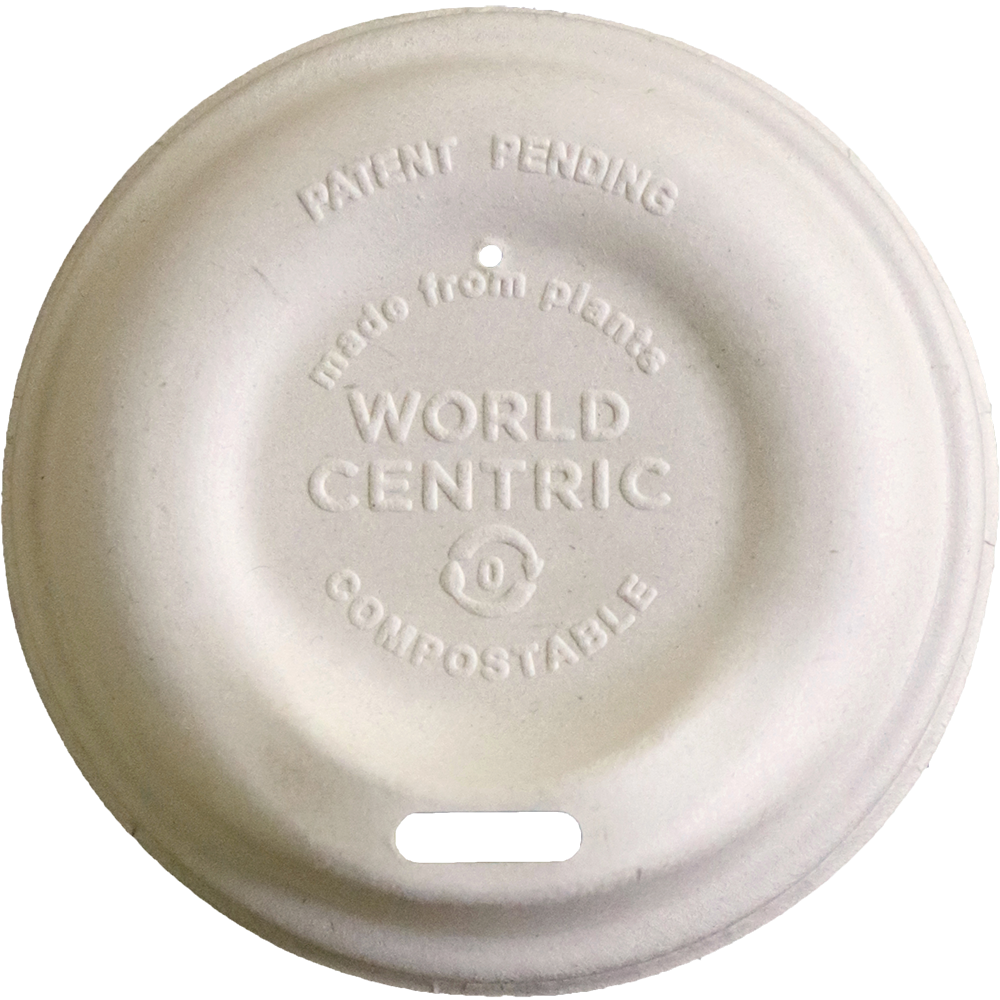 World Centric 79-Series Lid - Fiber - 8 oz Hot Cups | 1000/cs