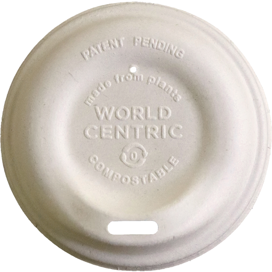 World Centric 79-Series Lid - Fiber - 8 oz Hot Cups | 1000/cs