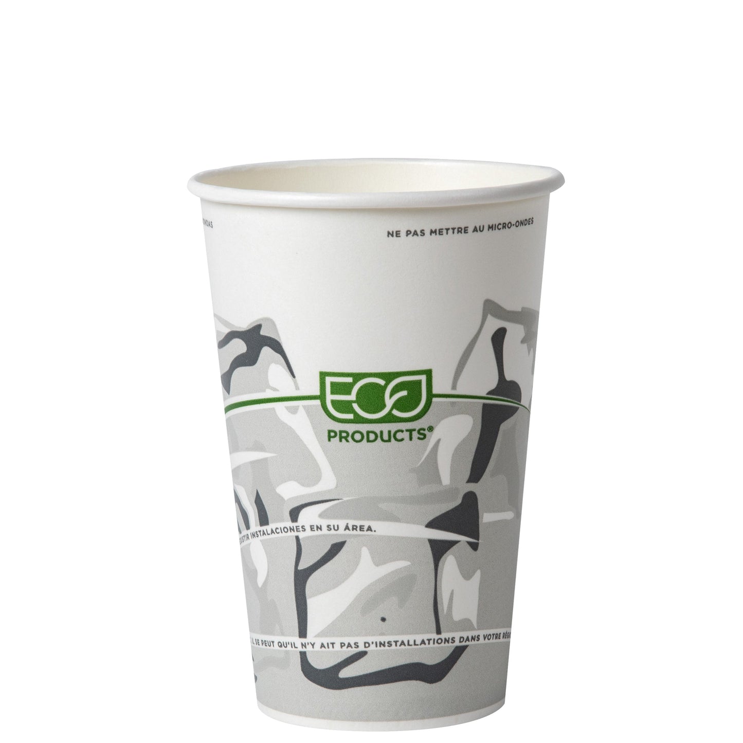 EcoProducts Paper Cold Cup (16oz | Double-sided PLA) | 99-Series | 1000/cs