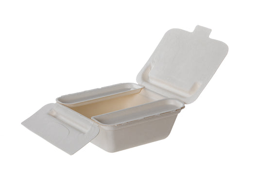 EcoProducts Folia™ (II) Compostable Take-Out Container (6 x 5.4 x 2.5) | 300/cs