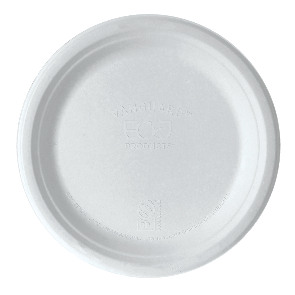 EcoProducts Compostable Molded Fiber Plates (9in) | 500/cs