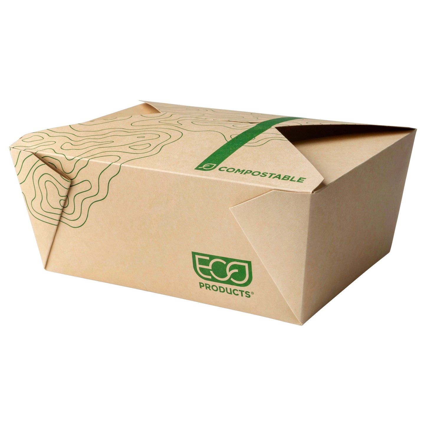 EcoProducts Compostable Food Box (#4 | 92oz) | 200/cs