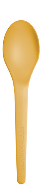 EcoProducts Plantware® Compostable Spoon (6in | Yellow) | 1000/cs