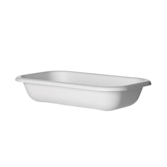 EcoProducts Vanguard™ WorldView™ Compostable Molded Fiber Take-Out Containers (16oz | Rectangle) | 219-Series | 400/cs