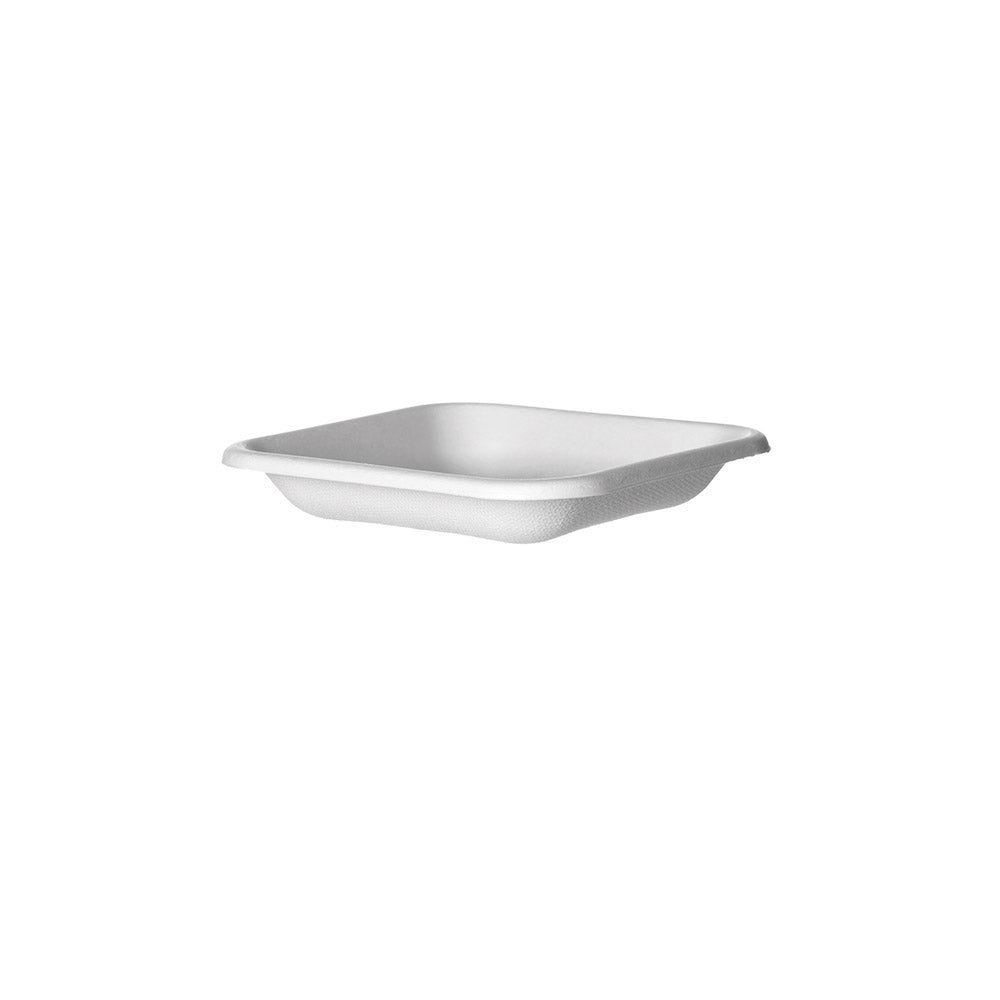 EcoProducts Vanguard™ WorldView™ Compostable Molded Fiber Take-Out Container (5in | Square) | 305-Series | 800/cs