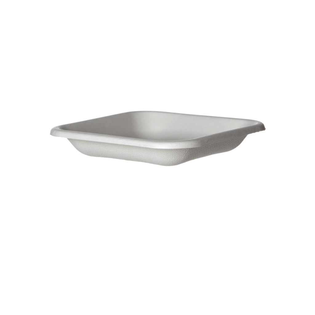 EcoProducts WorldView™ Compostable Molded Fiber Take-Out Containers (5in | Square) | 305-Series | 800/cs