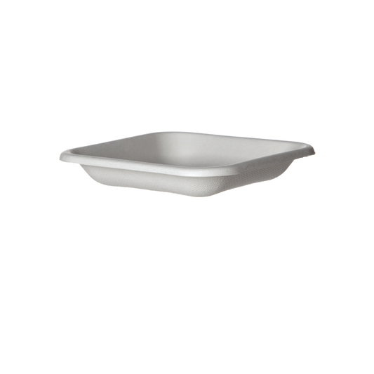 EcoProducts WorldView™ Compostable Molded Fiber Take-Out Containers (5in | Square) | 305-Series | 800/cs