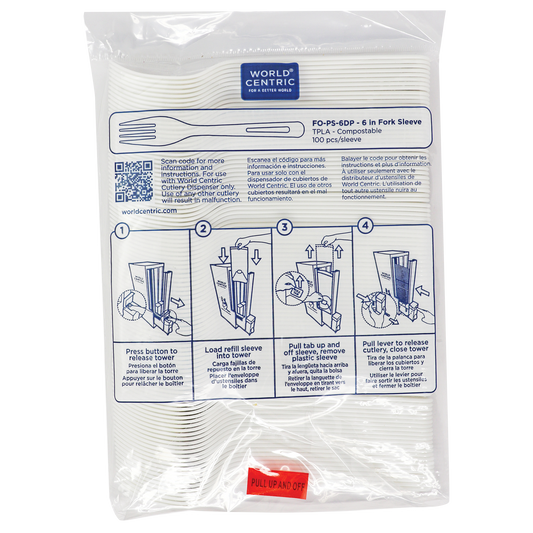 World Centric Fork refill sleeve | 1000/cs