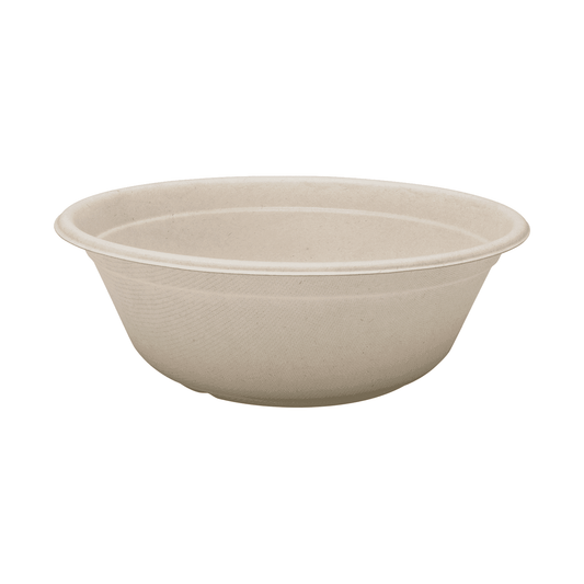 Karat Earth 40oz Fiber Bowl | Round | Natural | PFAS-Free