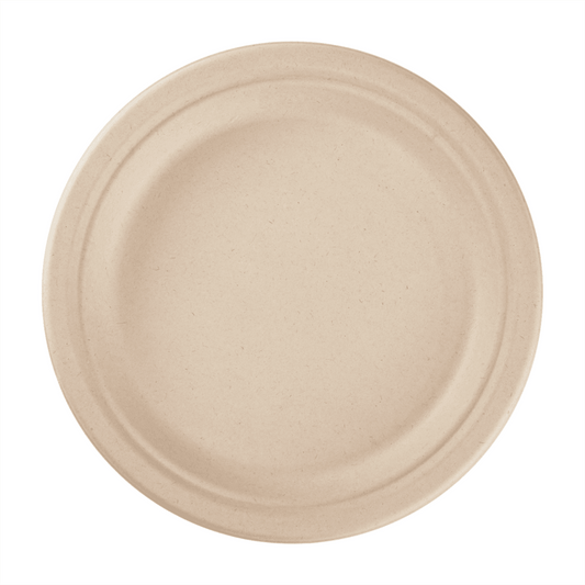 Karat Earth 6 Fiber Plate | Round | Natural | PFAS-Free