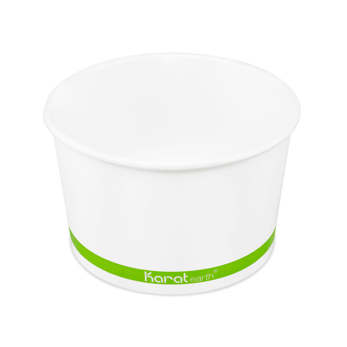 Karat Earth 20oz Compostable Paper Food Container | White | 126-Series