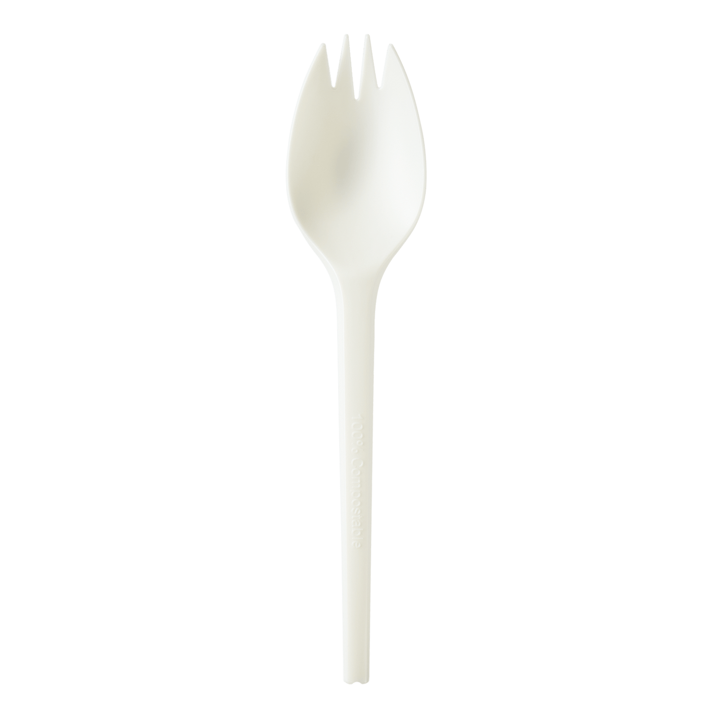 Karat Earth WRAPPED CPLA Compostable Spork | White