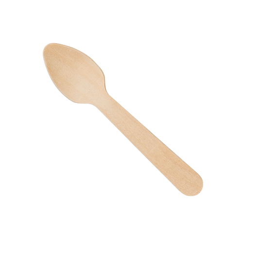 Karat Earth Wooden Compostable Tasting Spoon | Heavy Weight