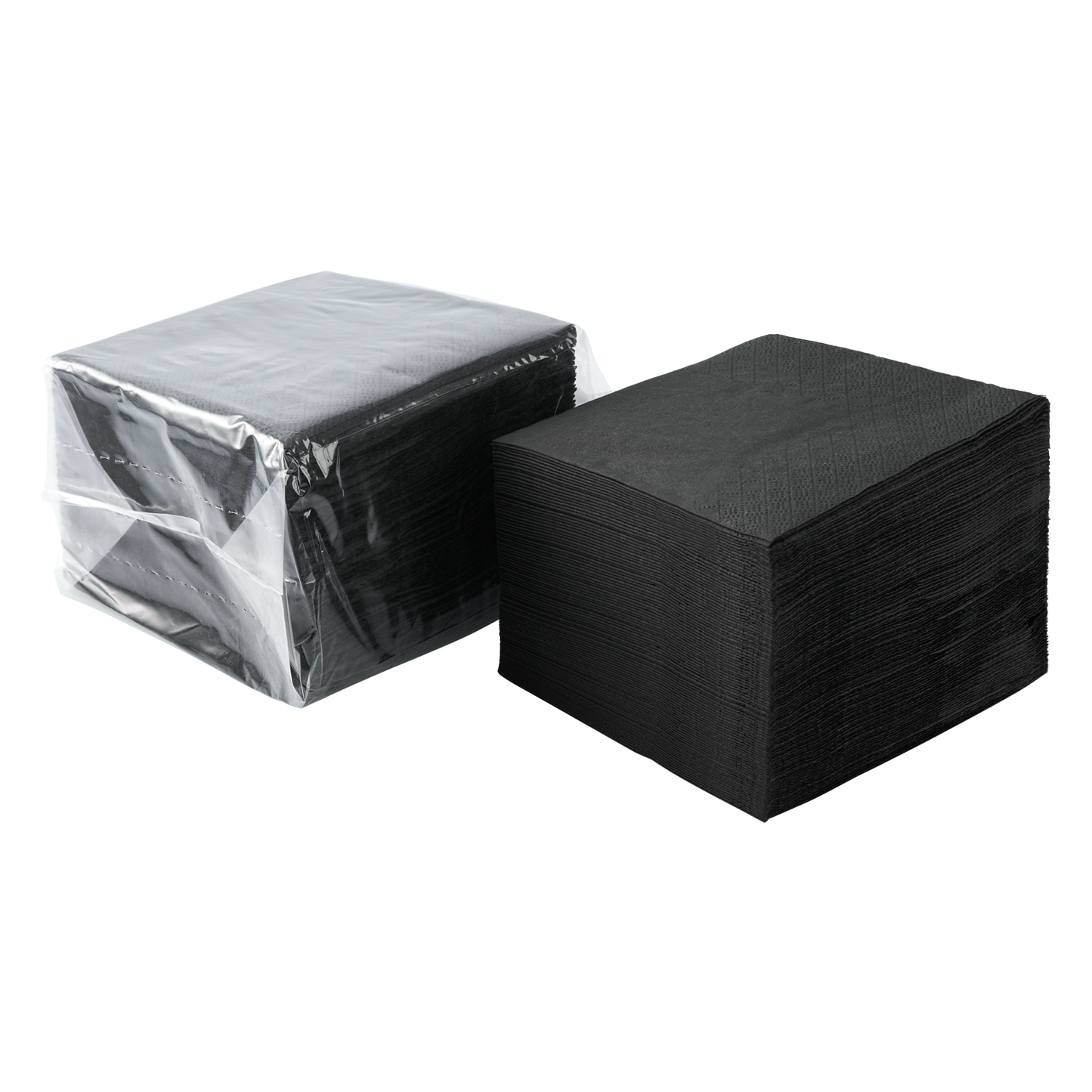 Karat Earth Karat Beverage Napkin, 9.5x9.5 | 2ply | Black