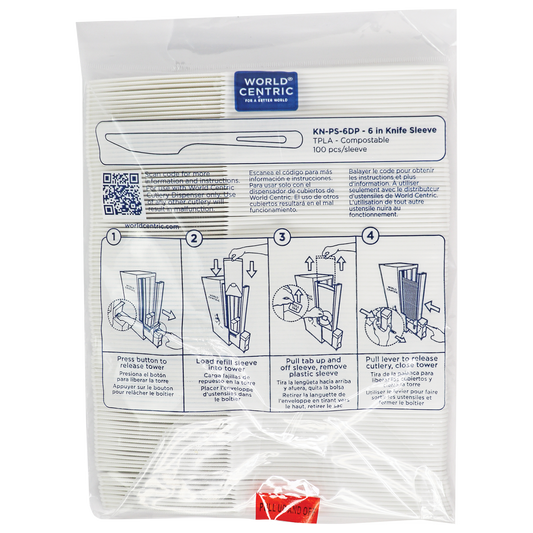 World Centric Knife refill sleeve | 1000/cs