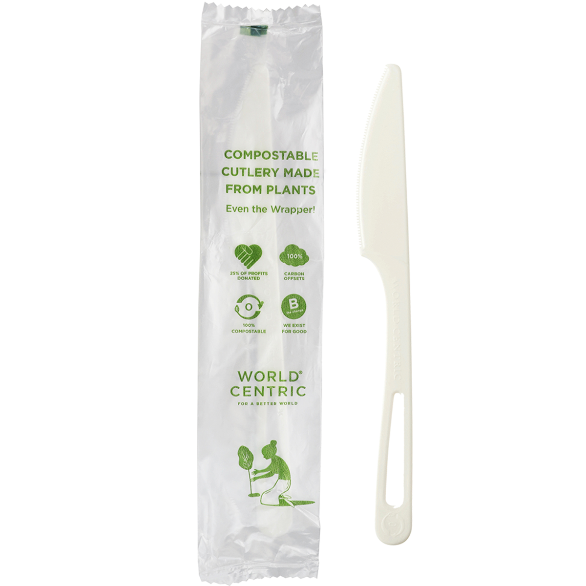 World Centric 6.7" TPLA Knife - Wrapped | 750/cs