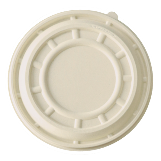 World Centric ZA10-Series Lid - Fiber  - 10” PizzaRound | 200/cs