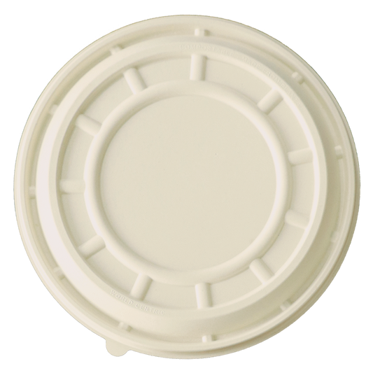 World Centric ZA12-Series Lid - Fiber - 12” PizzaRound | 200/cs