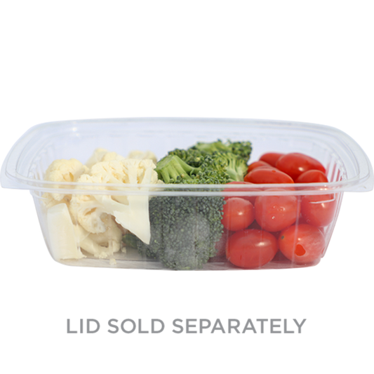 World Centric 24 oz Rectangular Deli, Clear  | 602-Series | 600/cs
