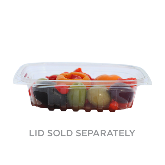 World Centric 8 oz Rectangular Deli, Clear   | 601-Series | 900/cs
