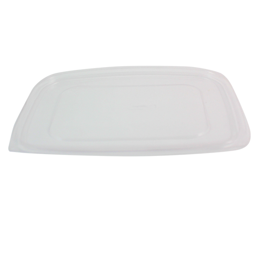 World Centric 603-Series Lid -  PLA - 48-64 oz Rectangular Delis | 400/cs