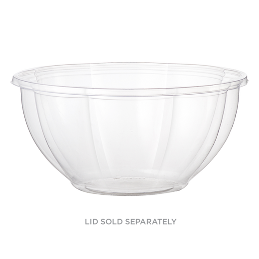World Centric 32 oz Salad Bowl, Clear   | 455-Series | 600/cs