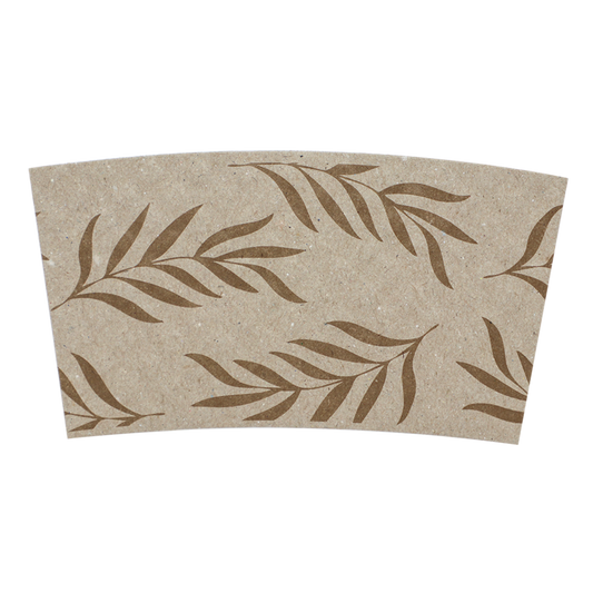 World Centric 8 oz Recycled Paper Sleeves   | 79-Series | 1000/cs