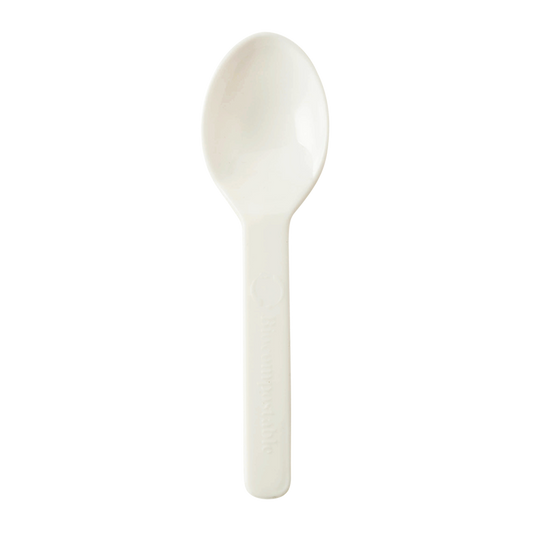 World Centric 3" PLA Tasting Spoon - 120˚F | 3000/cs