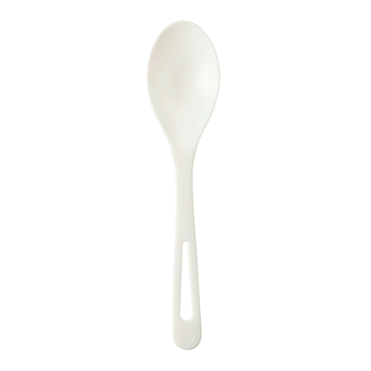 World Centric 6" PLA Tasting Spoon - 120˚F | 1000/cs