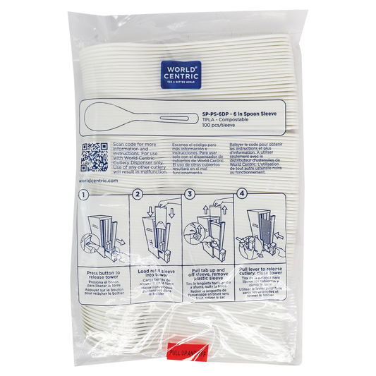 World Centric Spoon refill sleeve | 1000/cs