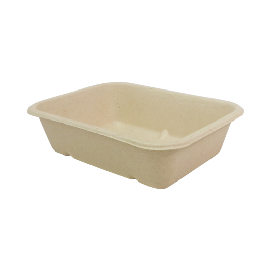 World Centric 6.5x5x2" (20 oz) Fiber Container  | 214-Series | 600/cs