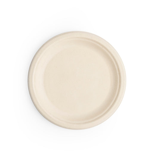 Vegware Nourish 7in Plate, Natural Molded Fiber | 1000/cs