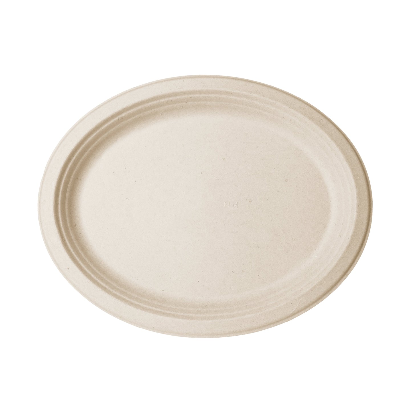 Vegware Nourish 9in x 12in Oval Platter, Natural Molded Fiber | 500/cs