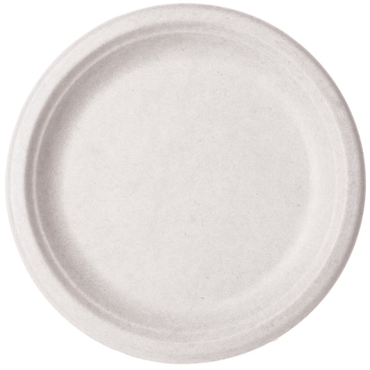 Vegware 9in plate, white molded fiber | 500/cs