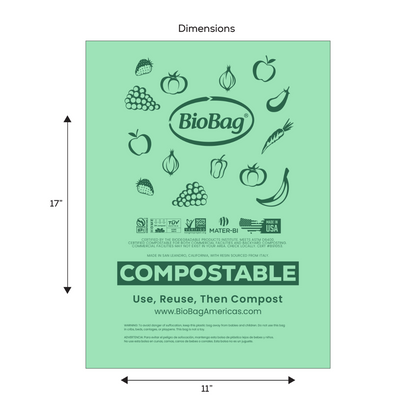 Produce Bags 11˝ x 17˝ 0.48 mil | 3200/cs