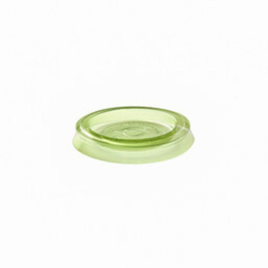 Vegware Veridian™ Renewable & Compostable Portion Cup Lids - 1 oz. Green | 10-Series | 5000/cs