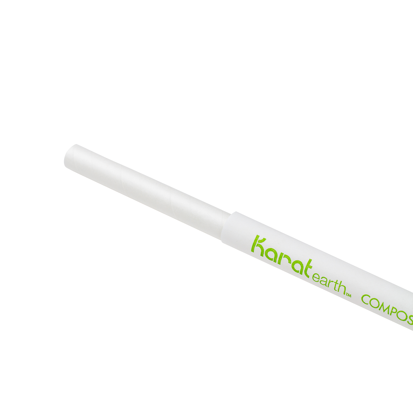 Karat Earth Paper Giant 7.75" Straw | Wrapped | White