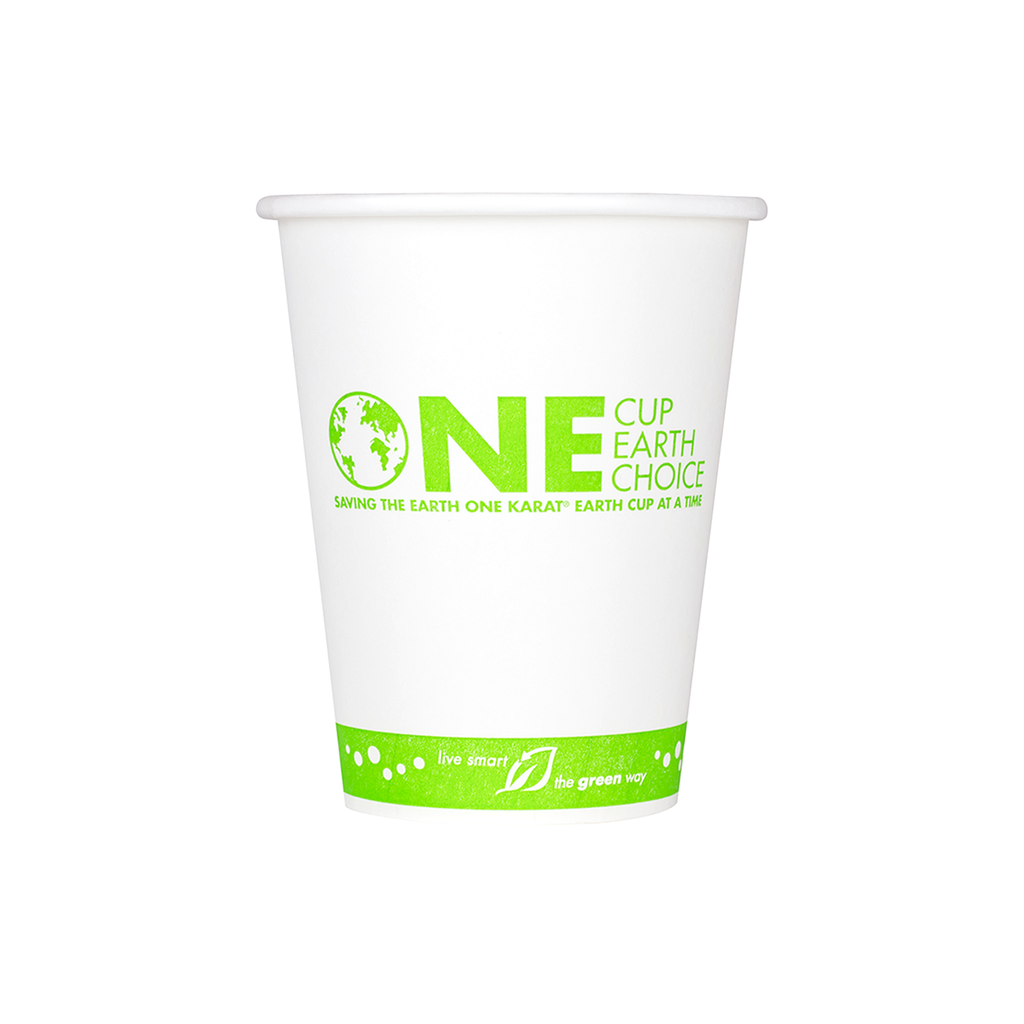 Karat Earth 12oz Compostable Paper Hot Cup | White | 91-Series