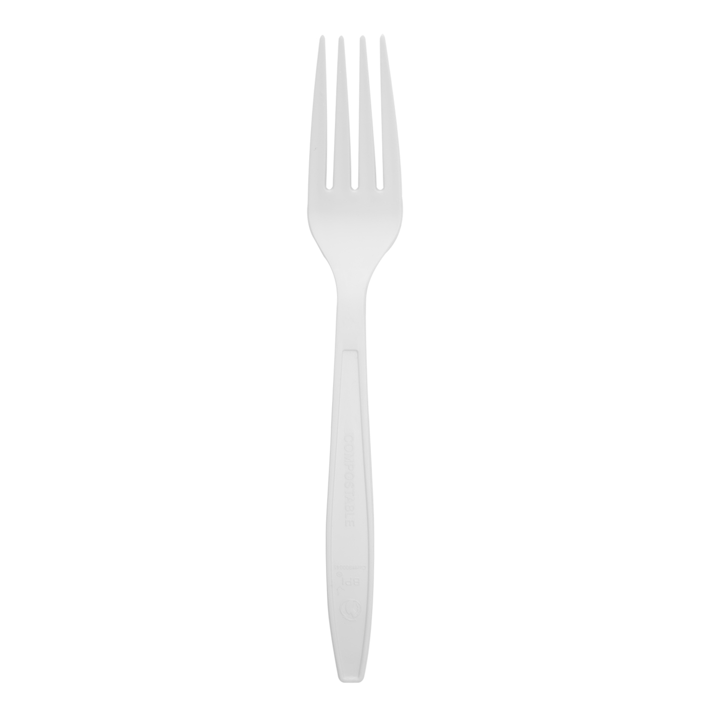 Karat Earth PLA Compostable Fork | Heavy Weight | Natural