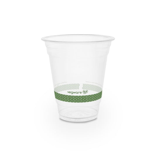 Vegware 12oz PLA cold cup, 96-Series | 96V-Series | 1000/cs