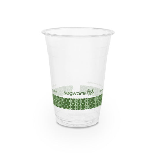 Vegware 16oz PLA cold cup, 96-Series | 96V-Series | 1000/cs
