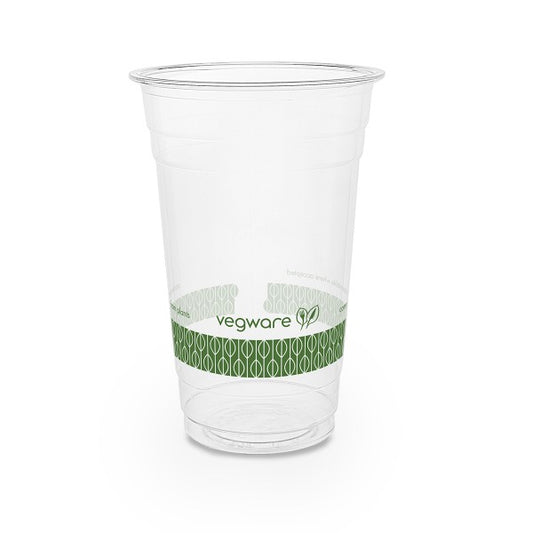 Vegware 20oz PLA cold cup, 96-Series | 96V-Series | 1000/cs