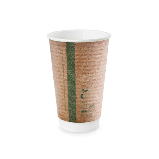 Vegware 16oz double wall cup, 89-Series | 89V-Series | 400/cs